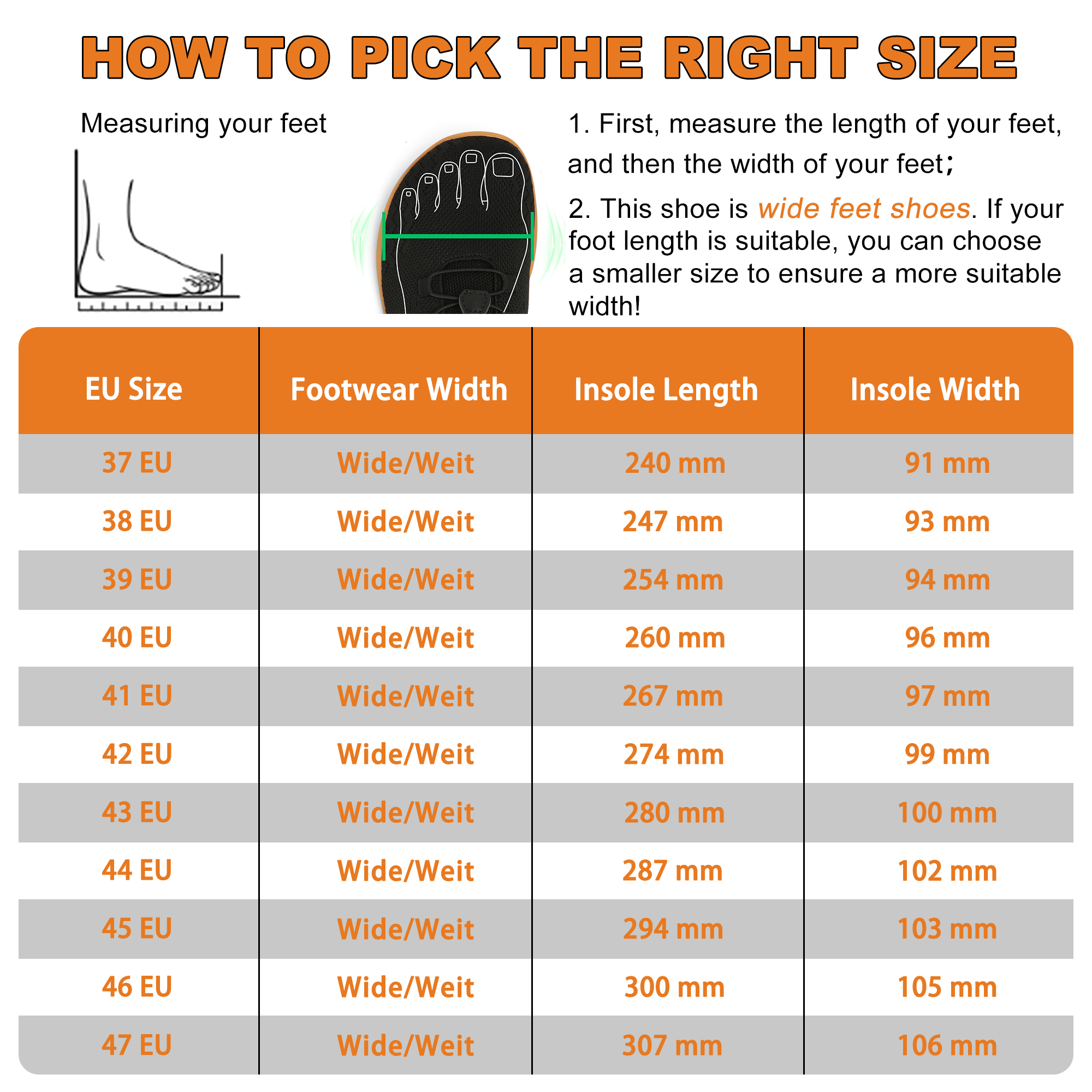 Geweo Barfußschuhe Herren Damen Sommer Bequeme Barfuss Schuhe mit Breite Zehenbox für Sport Fitness Gym Schuhe Leicht Atmungsaktiv Turnschuhe Zero-Drop Gum Sohle Barefoot Sneaker Unisex - Image 7